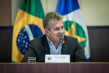 O governador Mauro Mendes, que prorrogou vencimento do IPVA - Foto: Christiano Antonucci