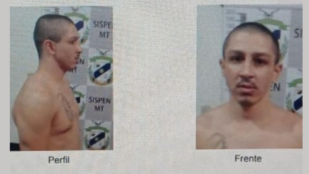 Fugitivo da Cadeia Pblica de So Flix do Araguaia, Rafael Almeida de Souza - Foto: Sistema Penitencirio