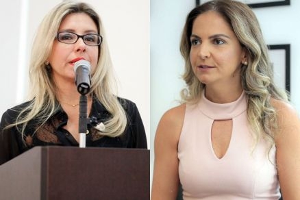 As advogadas Flvia Moretti e Gisela Cardoso, pr-candidatas  disputa na OAB-MT - Foto: Divulgao