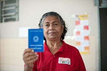 A coordenadora geral da Federao Nacional das Trabalhadoras Domsticas (FENATRAD), Luiza Batista. Foto: Fenatrad/Divulgaāo
