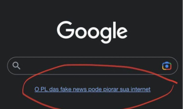  Print da pgina principal do Google