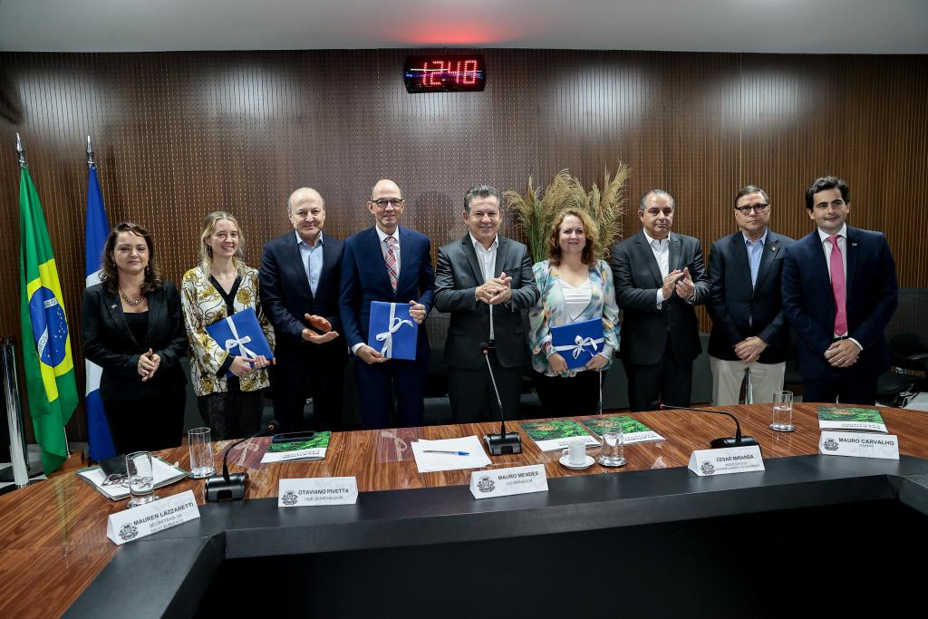 Governador Mauro Mendes firma parceria com Reino Unido e Alemanha para segunda fase do programa REM Foto: Mayke Toscano/Secom-MT