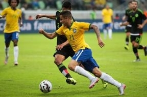 Phillippe Coutinho fez seu primeiro gol com a camisa da seleo