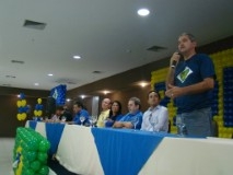 Presidente da Famato, Rui Prado, filiou ao PSDB durante o ato desta manh, trouxe consigo outras 20 lideranas