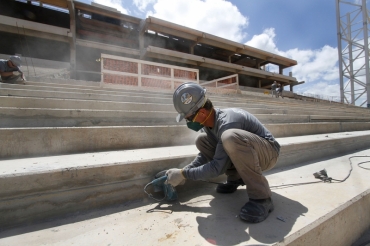 Obras na Arena Pantanal