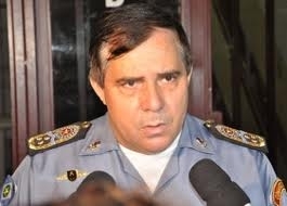 Comandante geral da PM, coronel Osmar Lino Farias