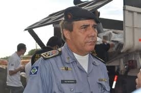Comandante geral da PM, coronel Osmar Lino Farias