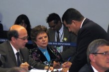 Deputado Valtenir Pereira (PSB-MT) debate com deputados da Comisso Mista do Oramento (CMO)