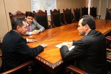 Governador Silval Barbosa em audincia com Ministro dos Transportes, Paulo Sergio Passos, em Brasilia