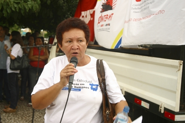 Presidenta da subsede, Maria Aparecida Cortez