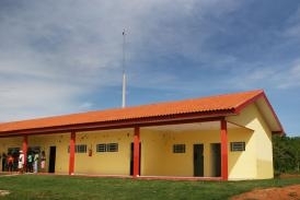 Modelo de escola rural no interior de Mato Grosso