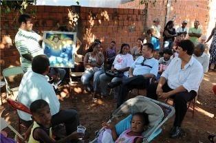 Visita a lderes de bairros da regio Oeste de Cuiab