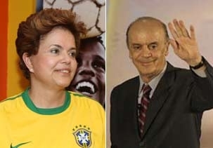 Dilma e Serra so candidatos  presidncia da repblica