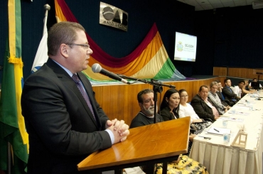 Secretrio de Justia e Direitos Humanos, Mrcio Dorilo, na 3 Conferncia Estadual LGBT 