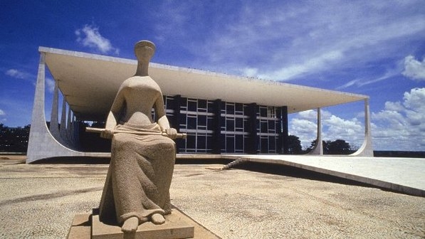 Fachada do Supremo Tribunal Federal, em Braslia.