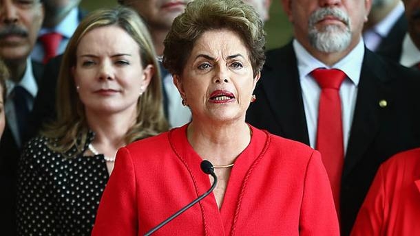 Dilma e a senadora Gleisi Hoffmann (PT-PR)