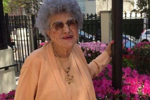 Aos 98 anos, Catharina Fl j fraturou o fmur duas vezes e se recuperou