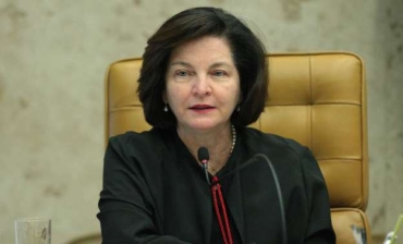  Carlos Moura (SCO/STF) - A procuradora-geral, Raquel Dodge, em sesso de abril no STF