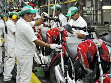 Produção de motos em Manaus 