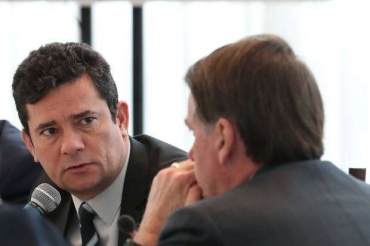 � Marcos Corr�a/PR, Sergio Moro e o presidente Jair Bolsonaro