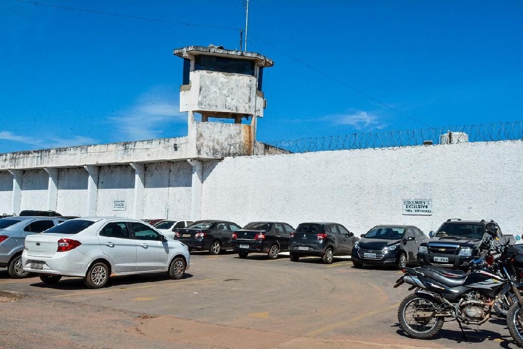 Fachada da Penitenciária Central do Estado, a PCE - Foto: Tchélo Figueiredo/Secom-MT