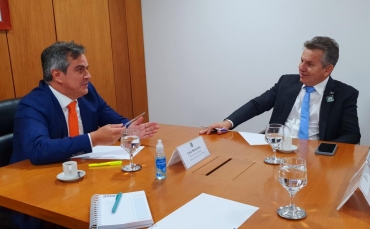 Reunio com ministro chefe da Casa Civil - Foto: Lucas Rodrigues/Secom-MT