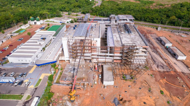 Obra do Hospital Central em Cuiab - Foto: Secom-MT