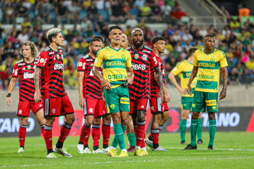 Partida entre Cuiab e Flamengo - Foto: Divulgao/Cuiab